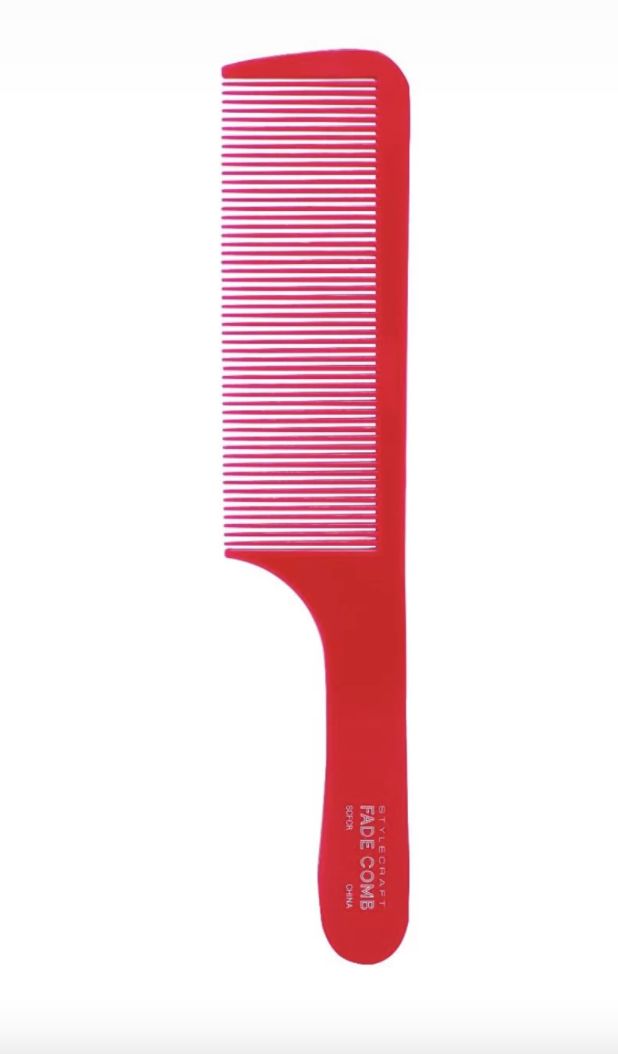 S|C Barber Combs Red SCFCR