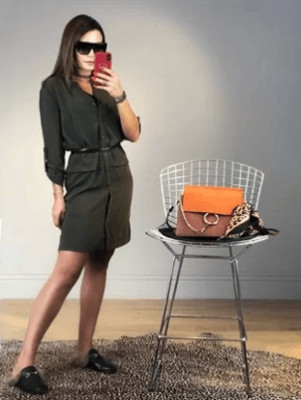 Vestido Crepe Dabir