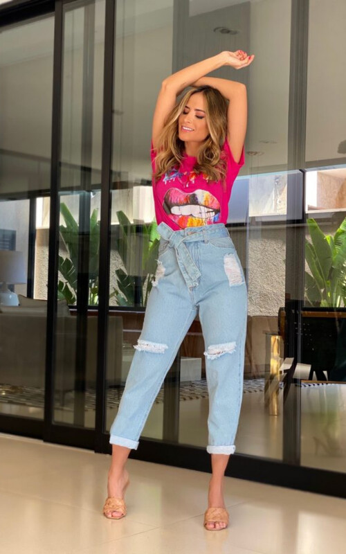 Calça Jeans Mom