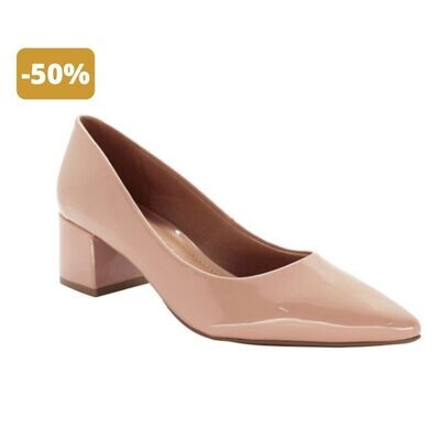 Scarpin Nude Verniz