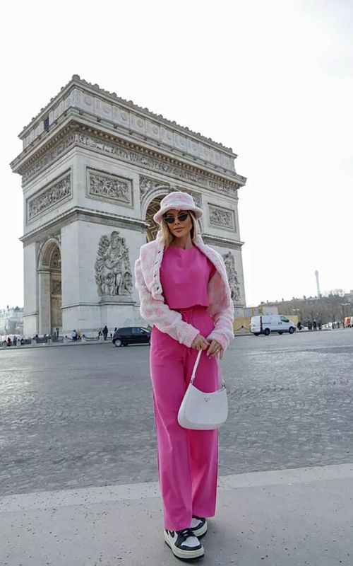 Conjunto Rosa Chole Blusa e Calça
