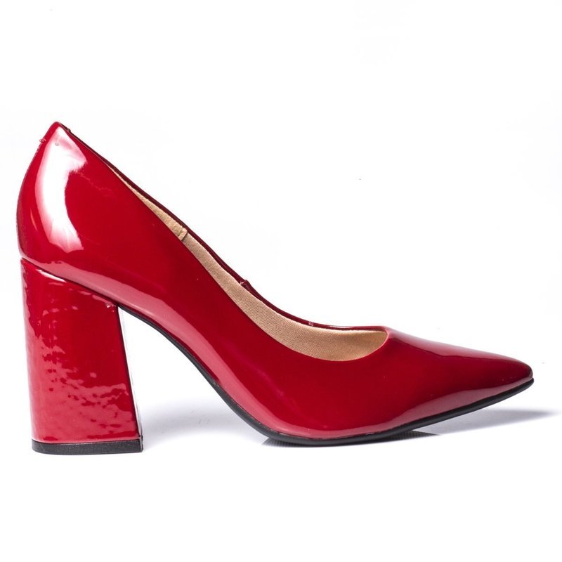 Scarpin Vermelho Verniz