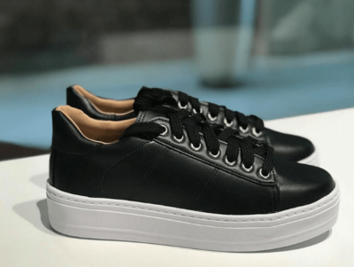 Tênis Preto Flatform