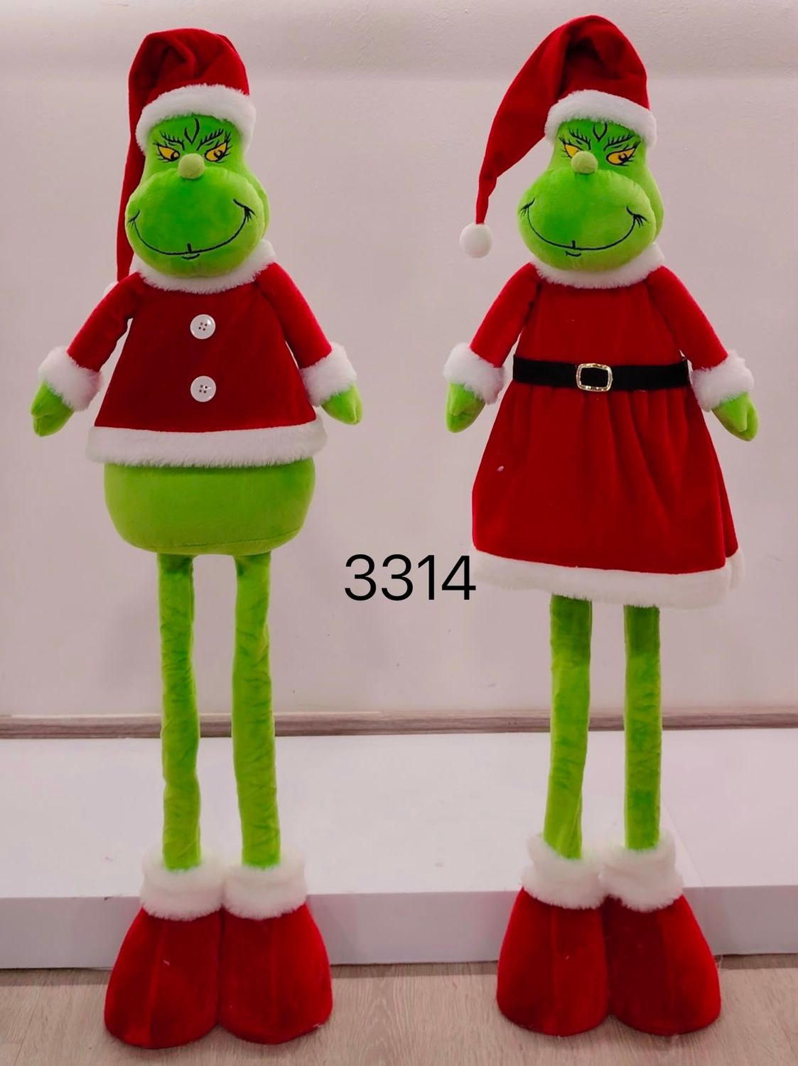 SR Y SRA GRINCH PATAS LARGAS  60 UNIDADES 75CM