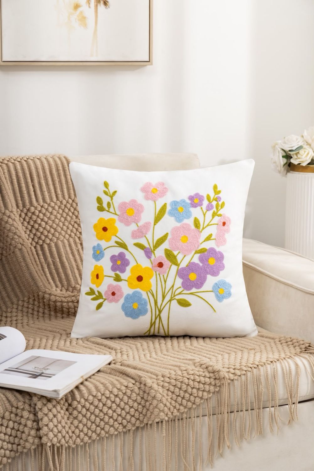 FUNDAS BORDADAS 45 X 45 CM #24
