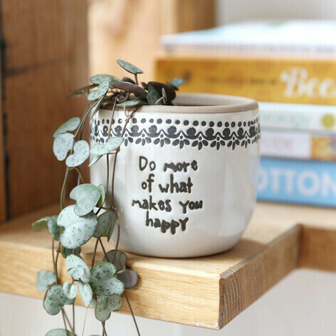 Small 8cm Quote Planter Small 8cm Quote Planter