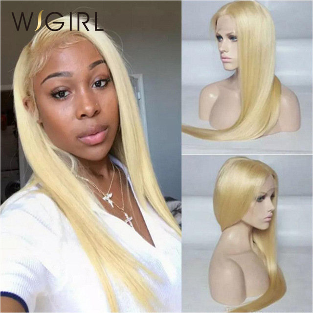 Wigirl Hair Straight 613 Lace Front Wig With Baby Hair Blonde Wig Human Hair Wigs For Black Women Natural Hairline