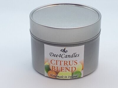 CITRUS BLEND CANDLE IN TIN WITH LID