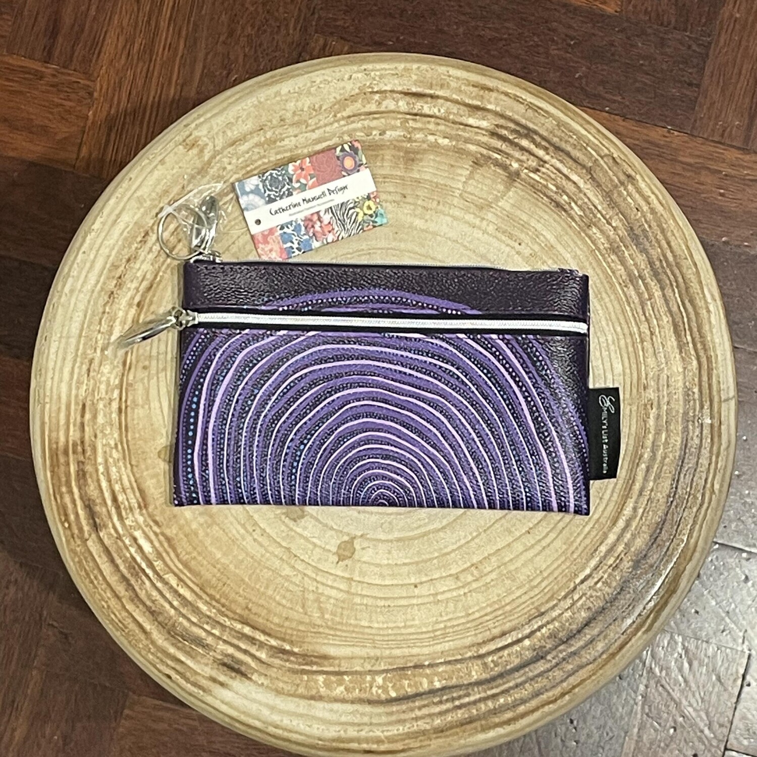 Double Coin Purse - Spirals