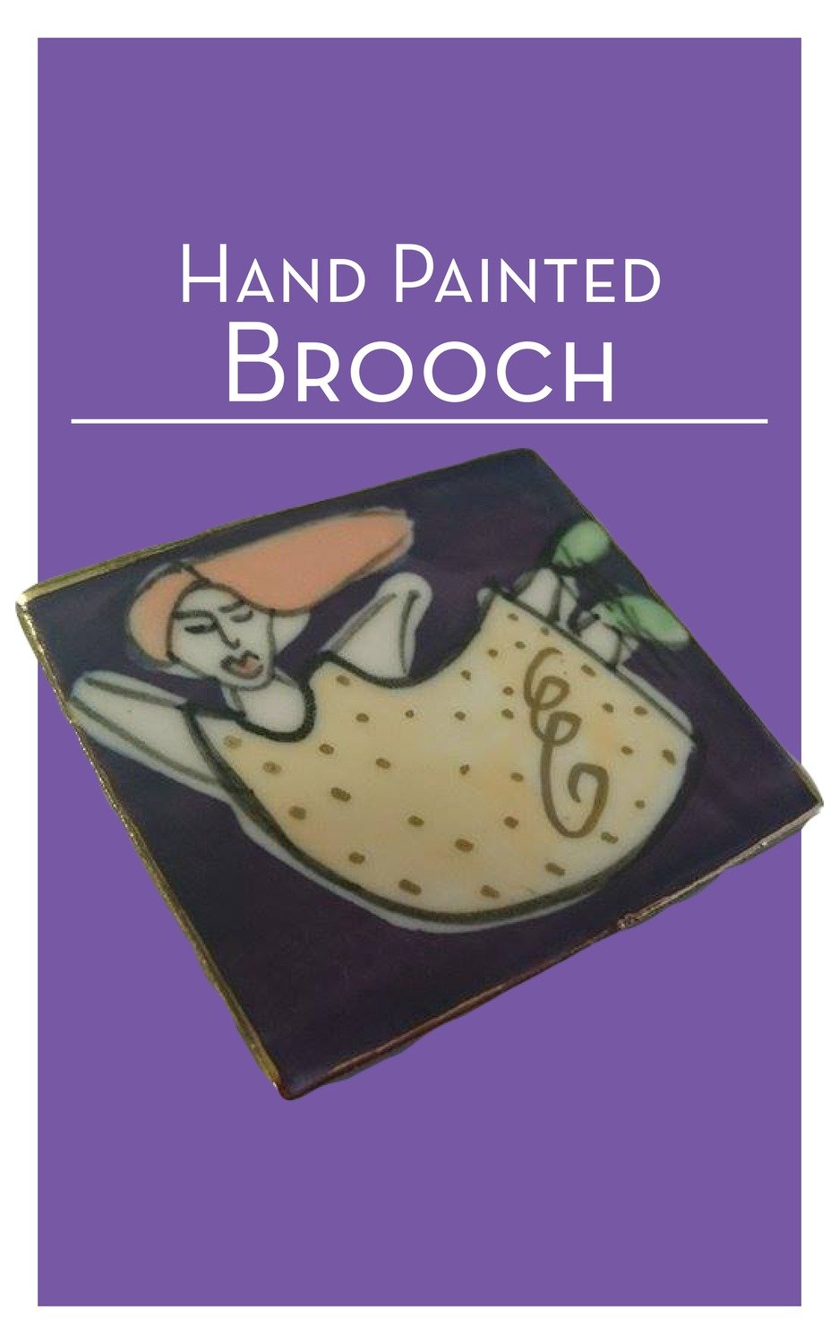 Ceramic Brooch Ceramic Brooch