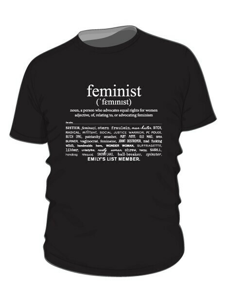 Feminist t-shirt - Black