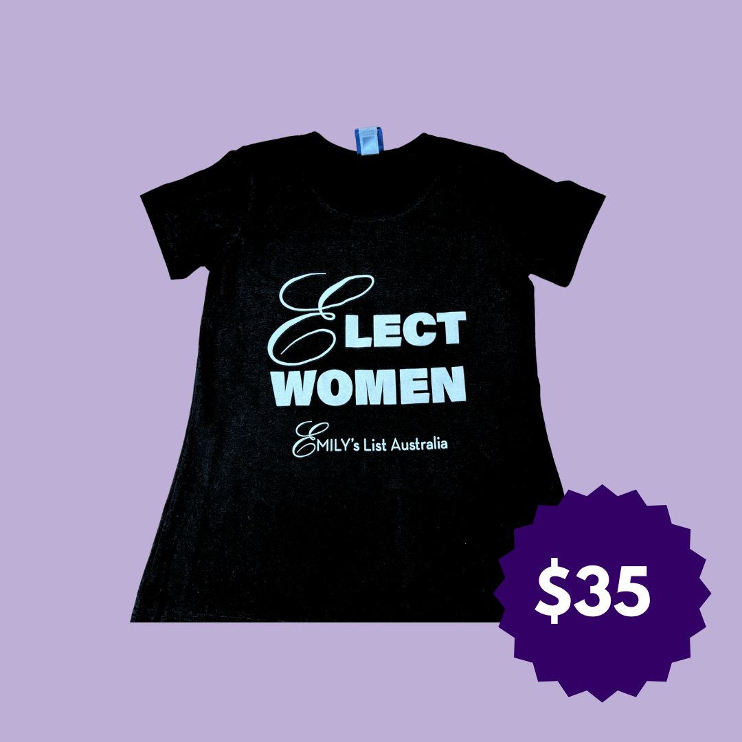 Elect Women Black Tee