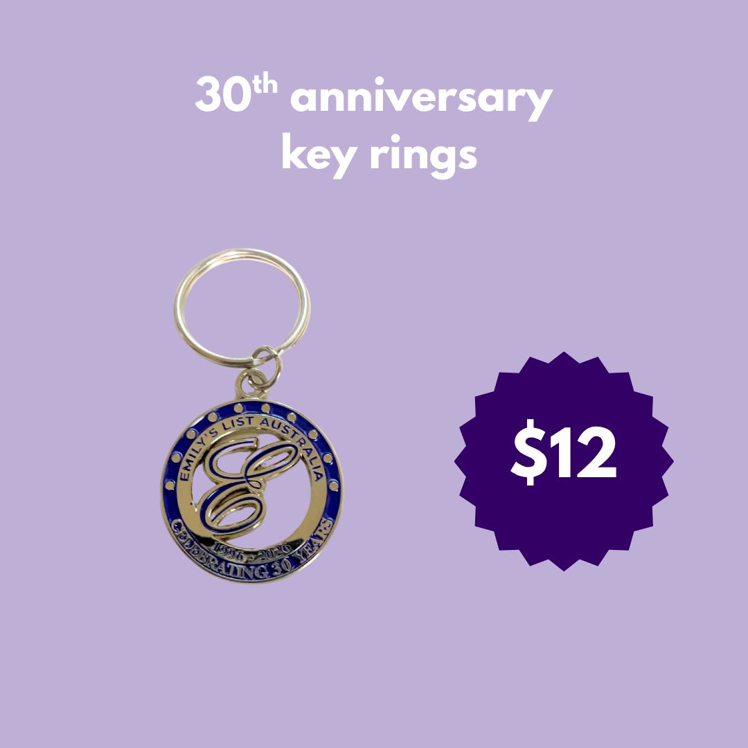 30th Anniversary Key Ring