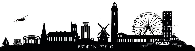 Skyline 2025, Wandtattoo in vielen Farben Skyline 2025, Wandtattoo in vielen Farben