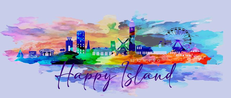Norderney Skyline Skyline de Norderney "Ilha Feliz"