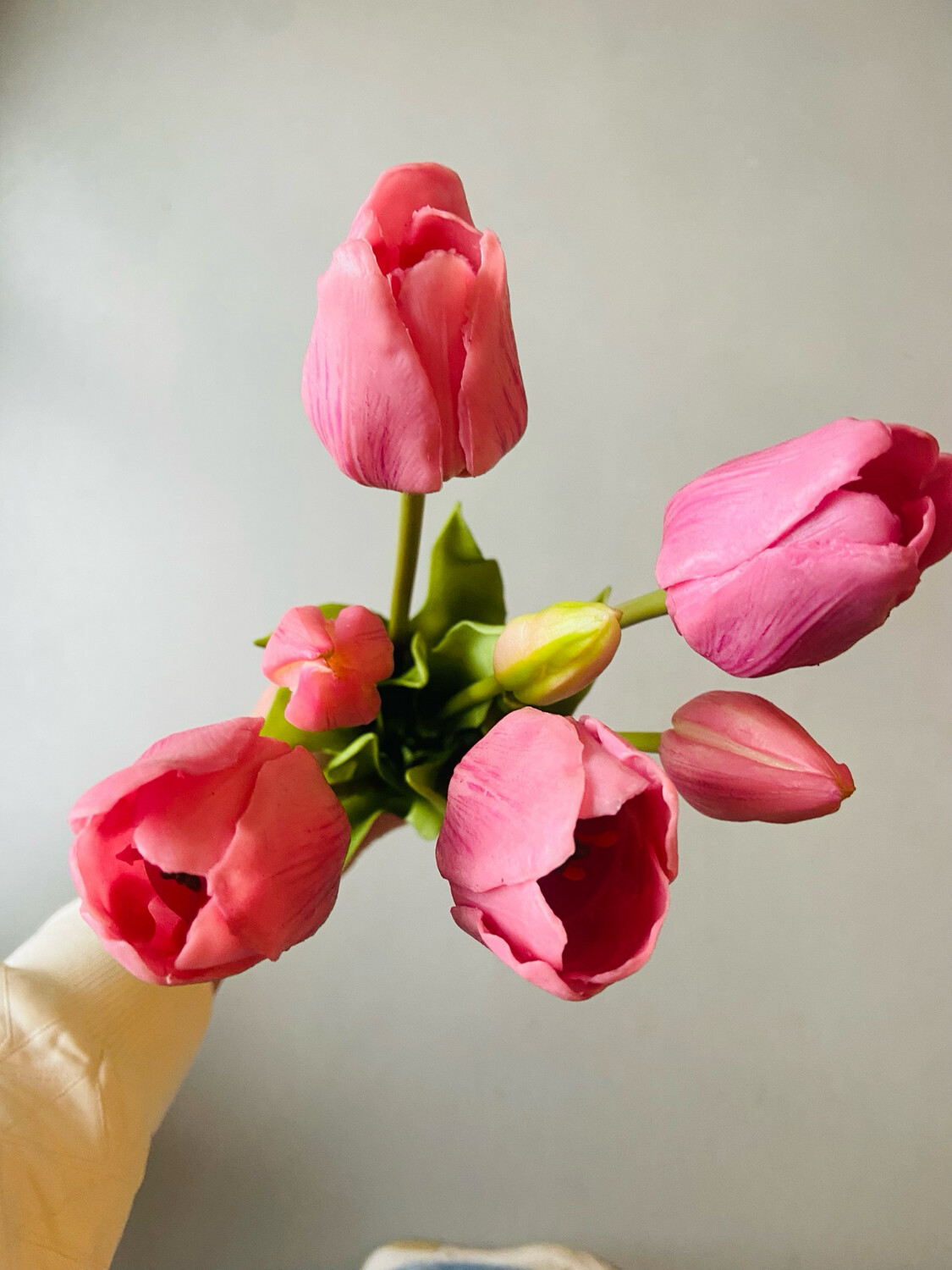 Tulpen mix licht (oud) roze 47 cm
