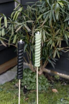Twisted solar tuinkaars groen