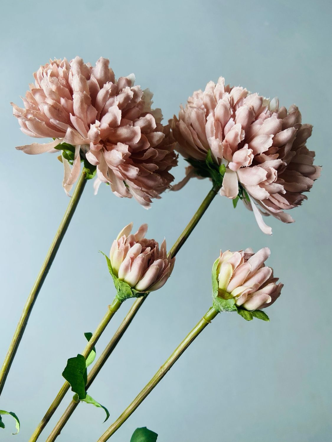 Chrysanth kunsttak oud roze
