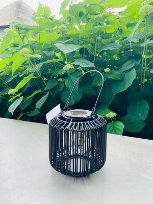 Solar lantaarn zwart S