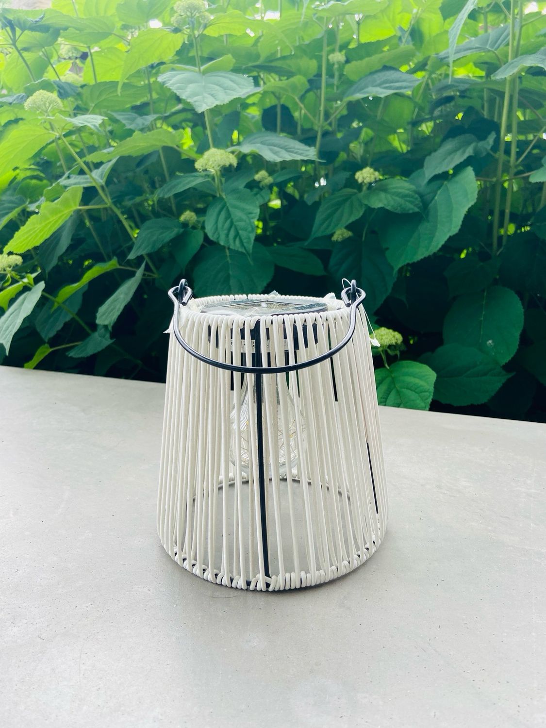 Solar lantaarn wit S