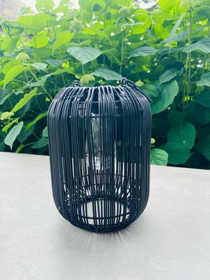 Solar lantaarn zwart S