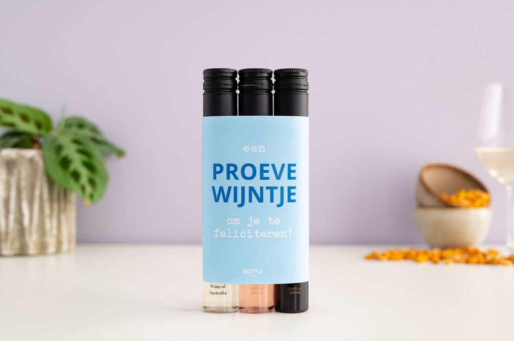 Proevewijntje - om je te feliciteren