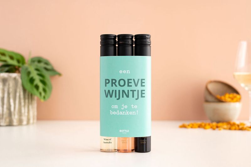 'n Proevewijntje - om je te bedanken