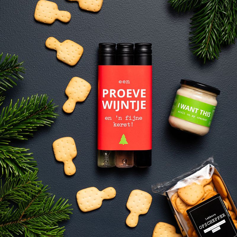 Proevewijntje en 'n fijne kerst