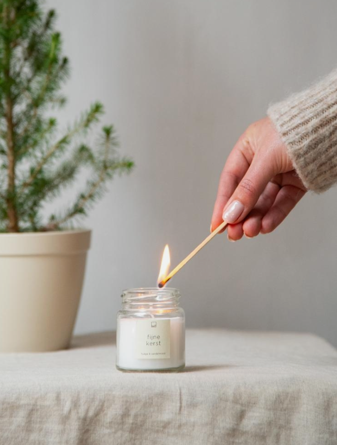 Jar candle S - Fijne kerst