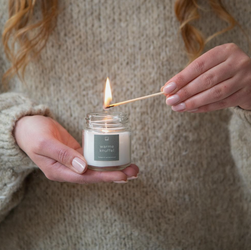 Jar candle S - Warme knuffel
