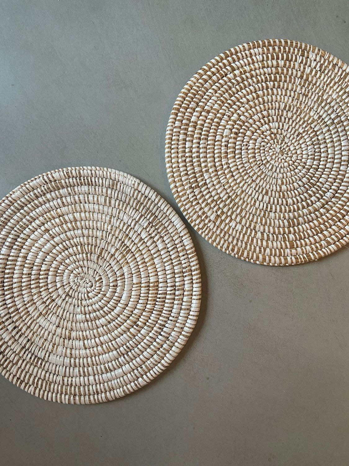 Rotan onderleggers