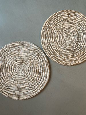 Rotan onderleggers
