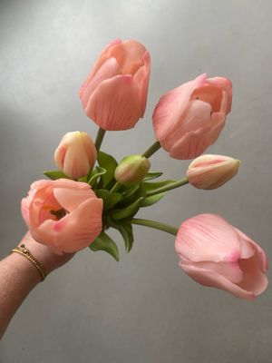Tulpboeket light pink 47 cm