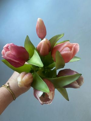 Tulpenboeket Mauve/pink 31 cm