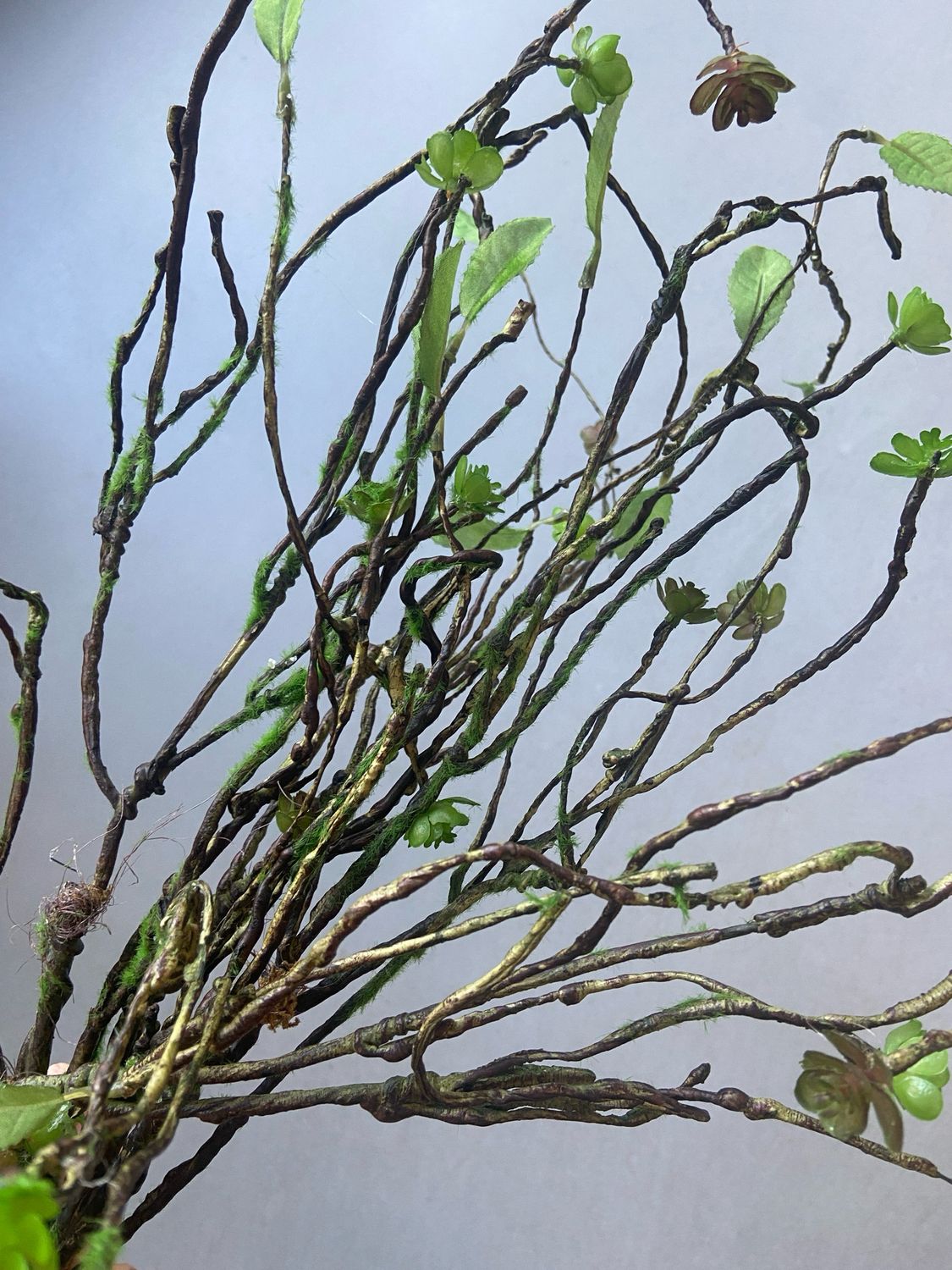 Twijg takje met blad 79 cm