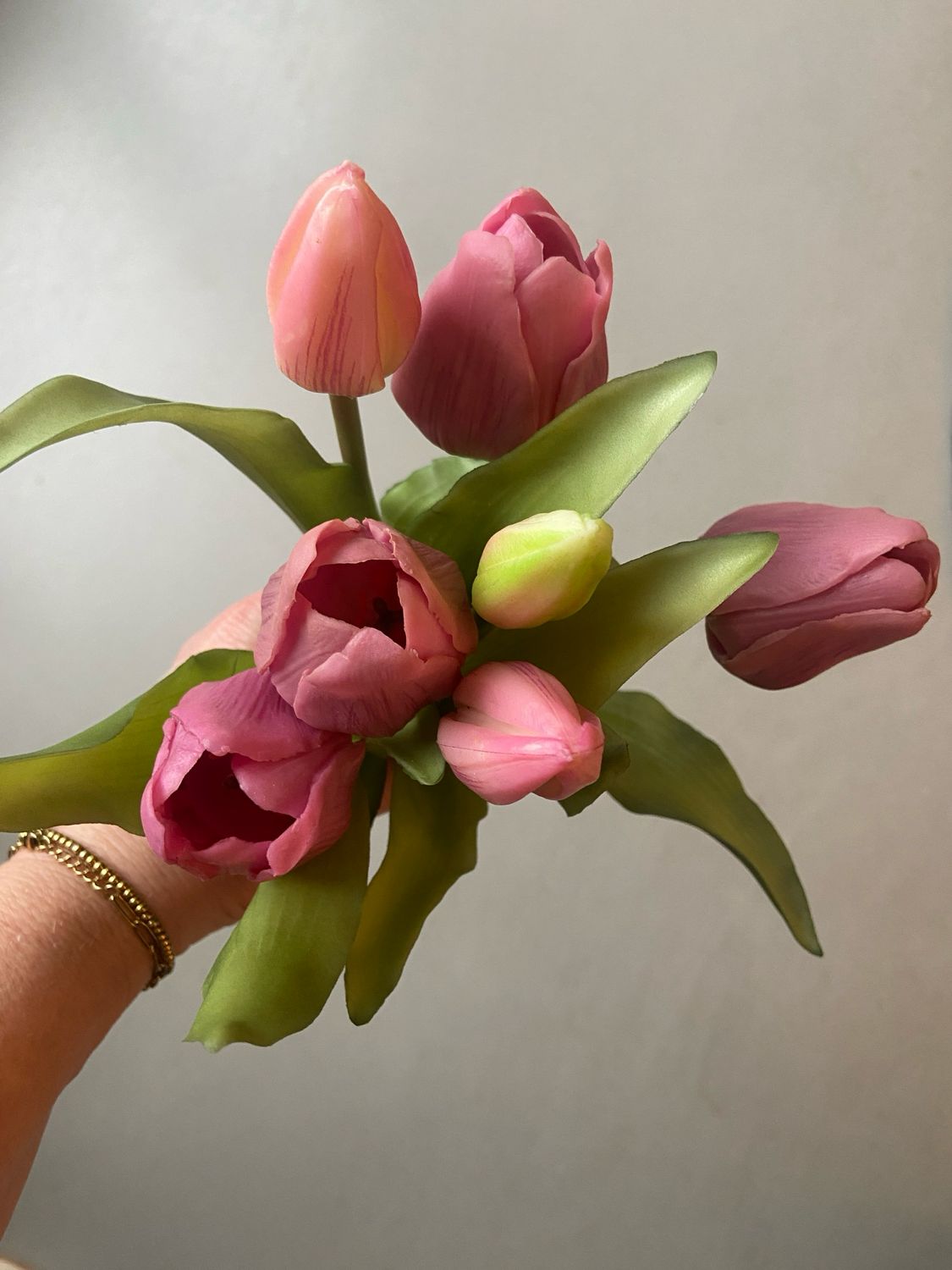 Tulpboeket mauve 31 cm