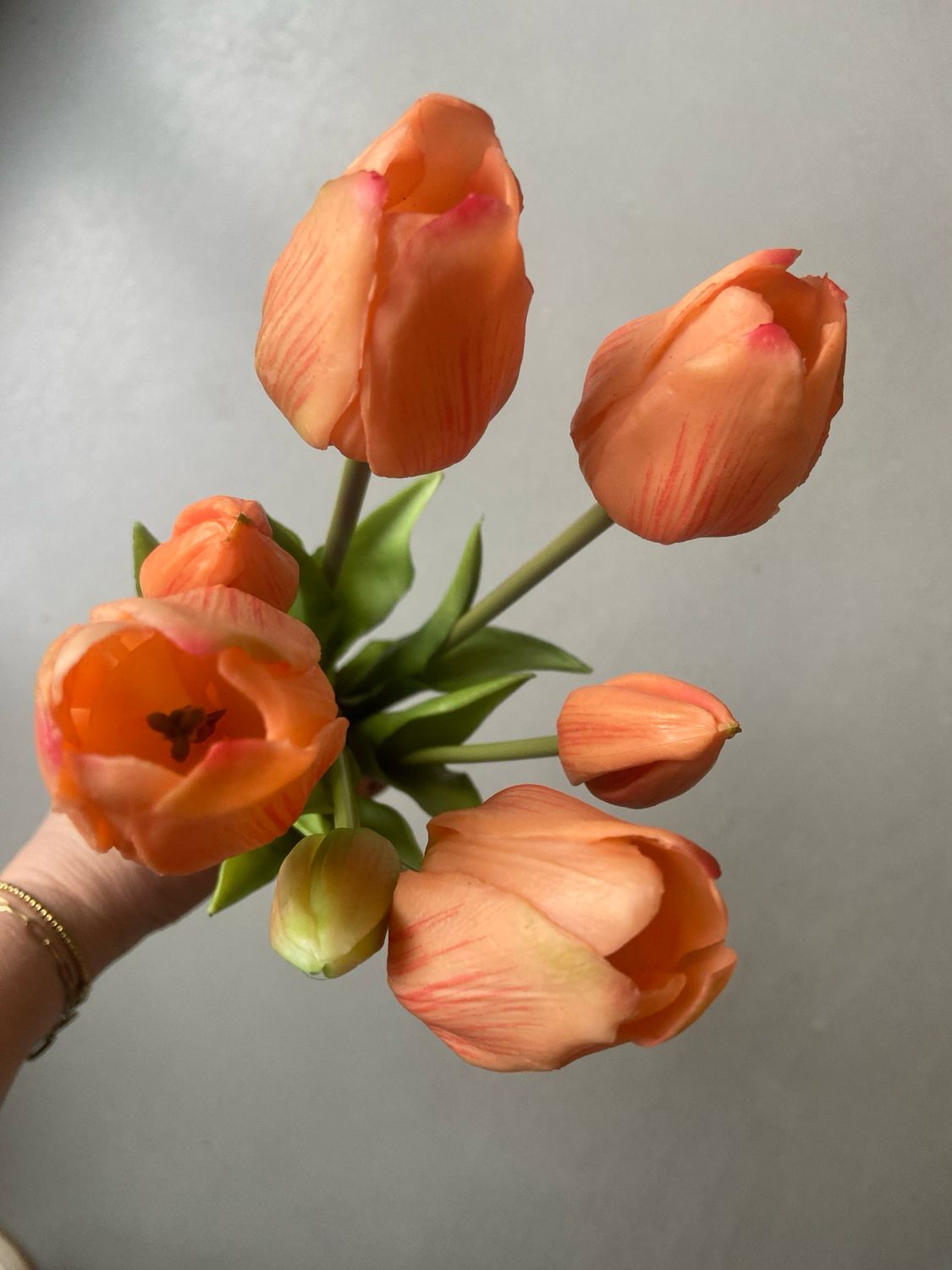 Tulpboeket oranje 47 cm