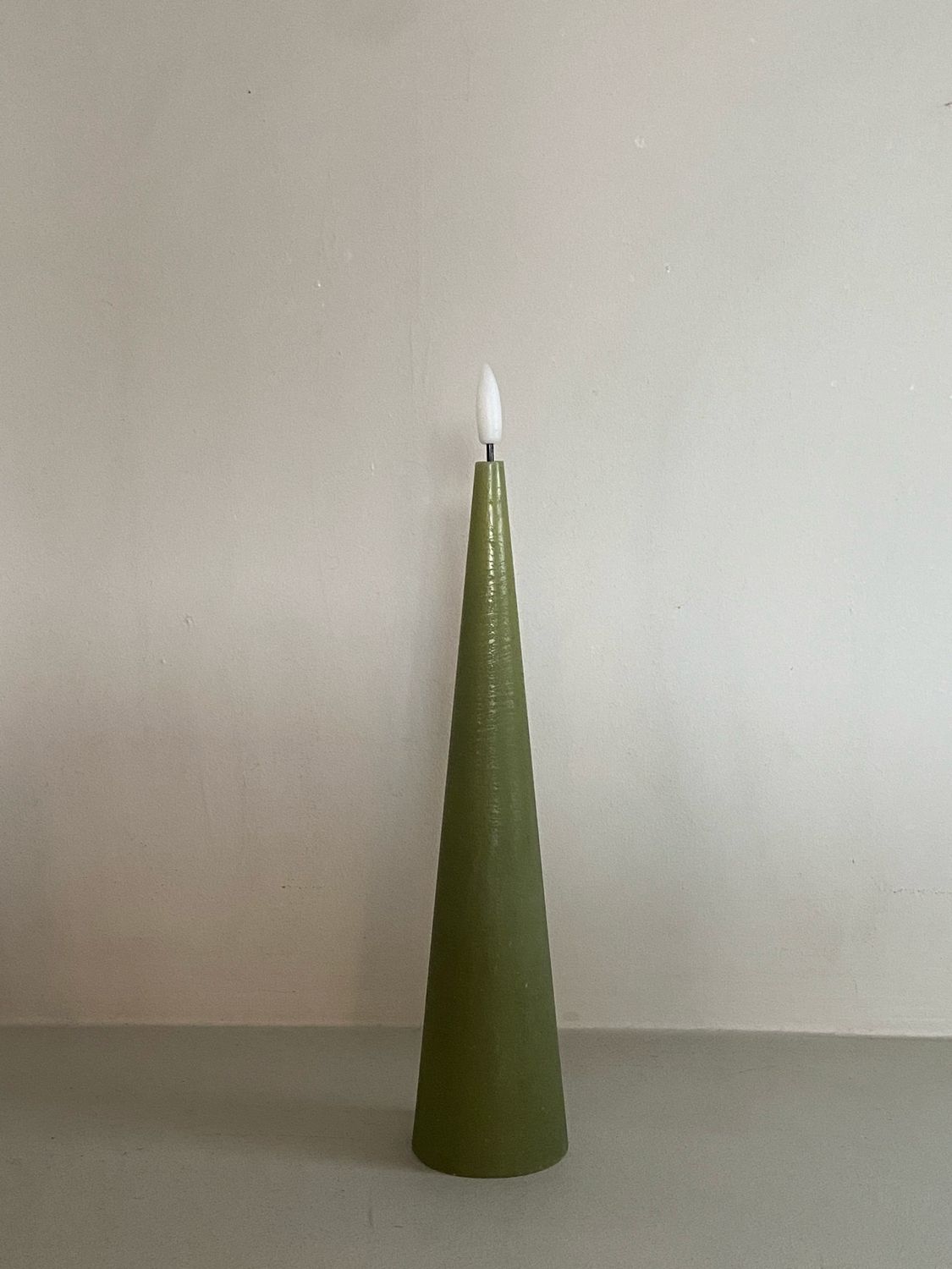 Kegelkaars led groen 29,5 cm