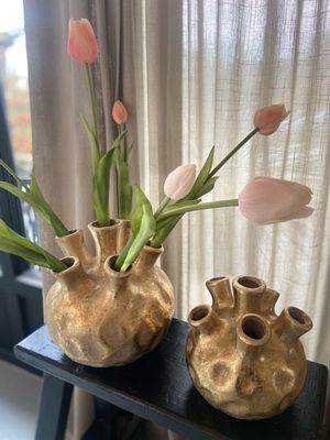 Tulpenvaas goud M