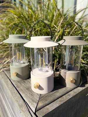 Led lantaarn S taupe