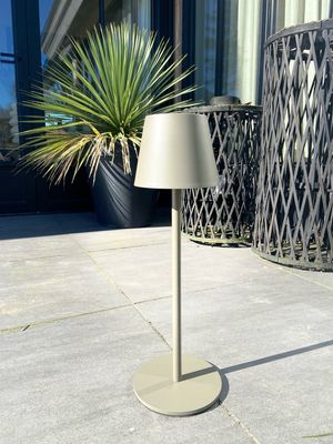 Led (vloer) lamp taupe
