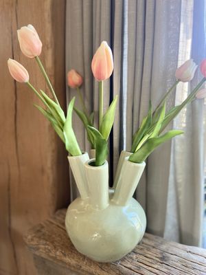 Tulpenvaas pastel groen