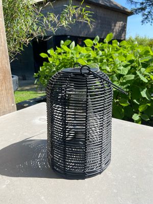 Solar lantaarn zwart