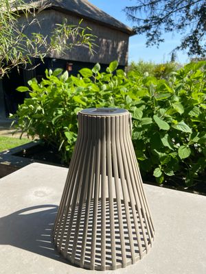 Solar lantaarn taupe