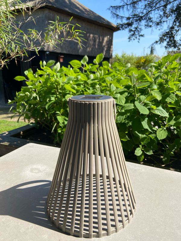 Solar lantaarn taupe