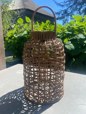 Solar lantaarn naturel M