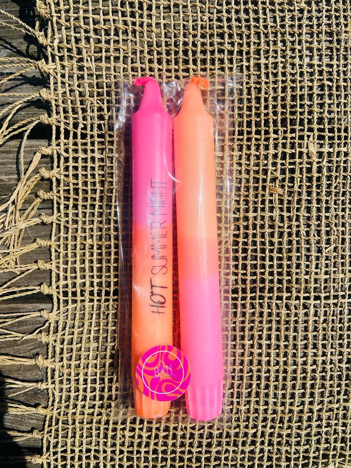 Dinerkaars fuchsia /oranje S2-hot summer night