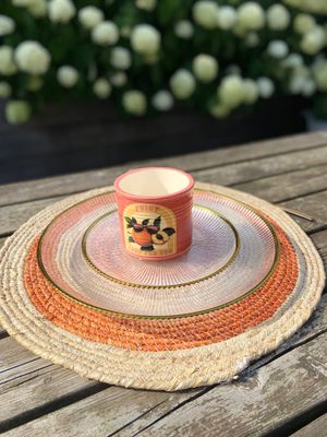 Placemat oranje
