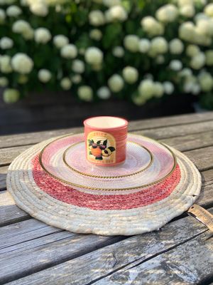 Placemat rood/roze