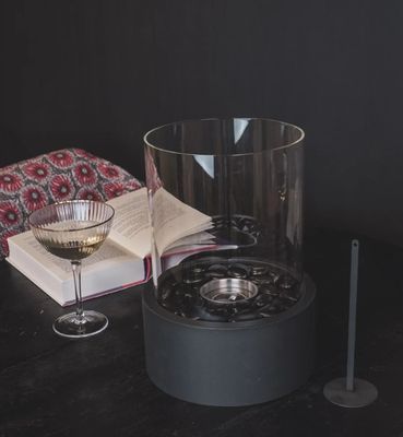 Tafelhaard rond zwart-21 x 28